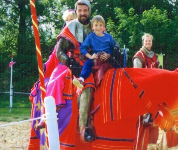 richard, sue, david jousting eighties richard, sue, david jousting eighties