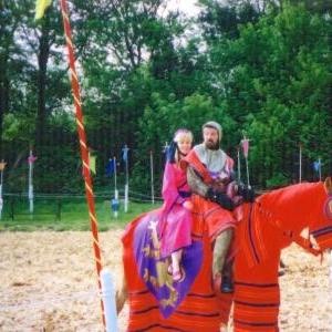 Richard and Sue Jousting during the Eighties